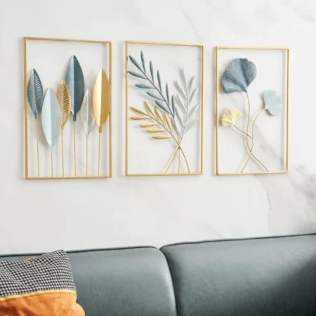 Attractive-Deer-Frame-Design-with-Flowers-Big-Wall-Art