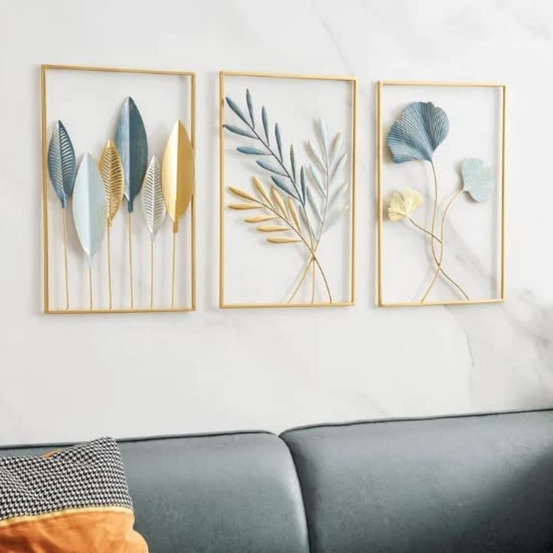 Attractive-Deer-Frame-Design-with-Flowers-Big-Wall-Art