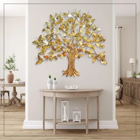 Big-3D-Metal-Wall-Decor-Golden-Butterfly