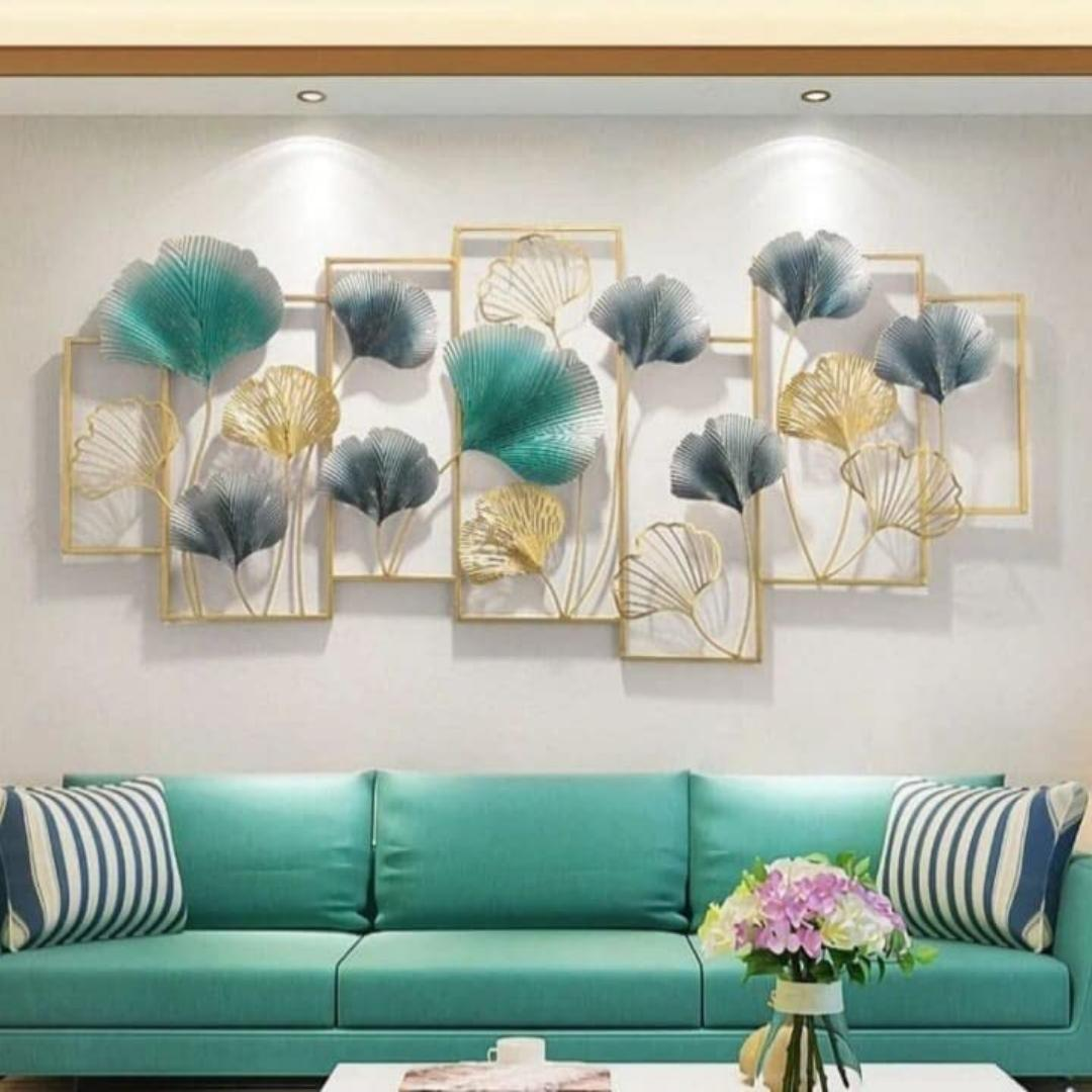 Big Floral Abstract Wall Hanging in Multicolour