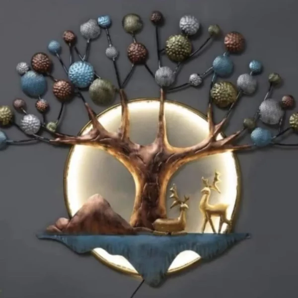 Big-Metal-Tree-and-Deer-Wall-Hanging-for-Home-Decor