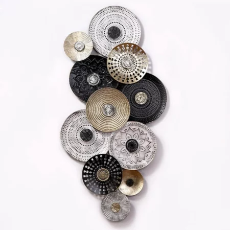 Big-Trible-Circles-Metal-Wall-Art-European-Vintage-Style