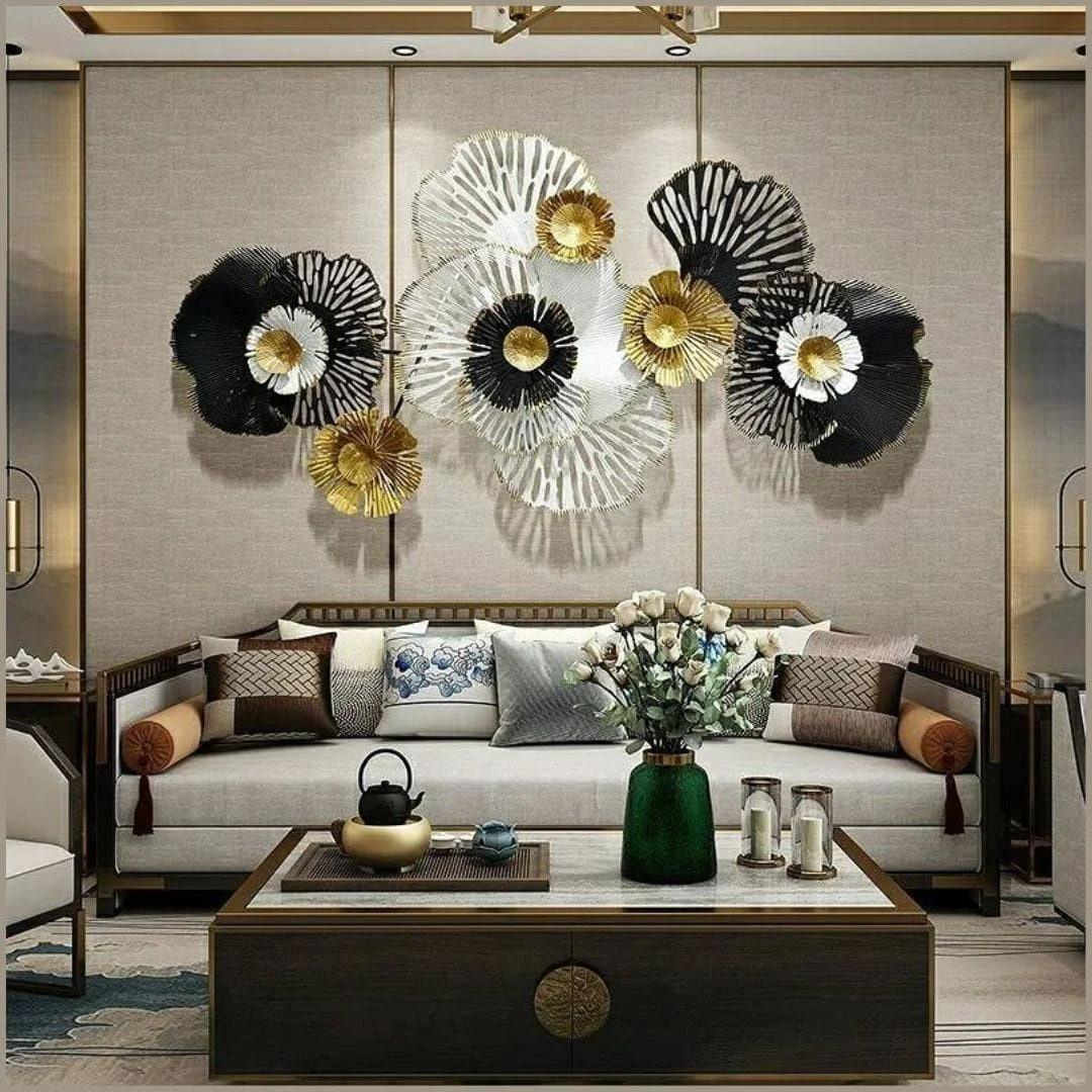 Elegant Central Circular Rings Wall Art for Wall Hanging