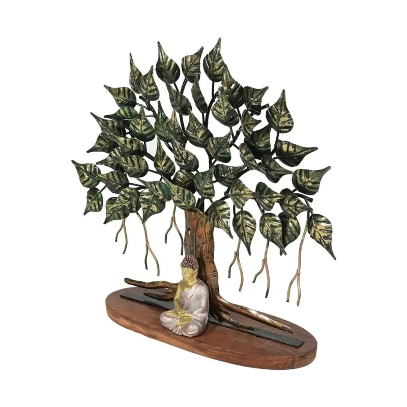Exclusive-Buddha-under-tree-multi-colored-table-decor-for-living-room