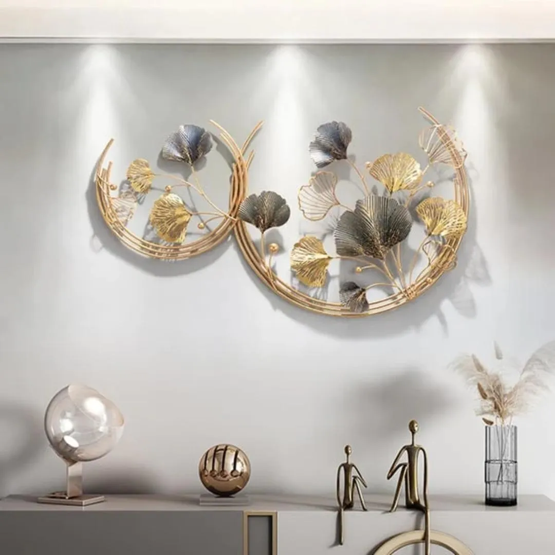 Eye-Catching-Round-Leaf-Wall-Decor-for-Home