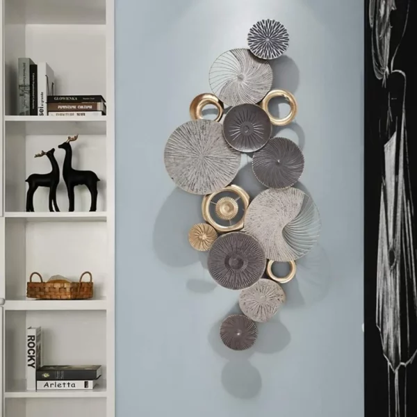 Giant-Abstract-Handcrafted-Wall-Art-Multicolour