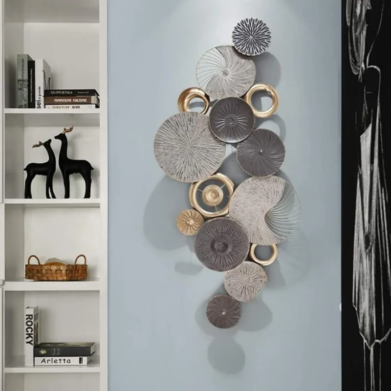 Giant-Abstract-Handcrafted-Wall-Art-Multicolour