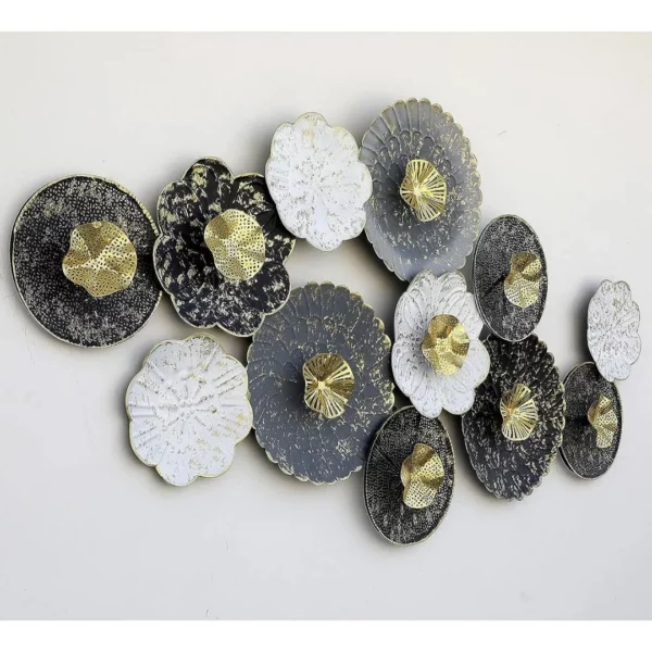 Giant-Decorative-Floral-Circles-Artwork-for-Bedroom-Wall.