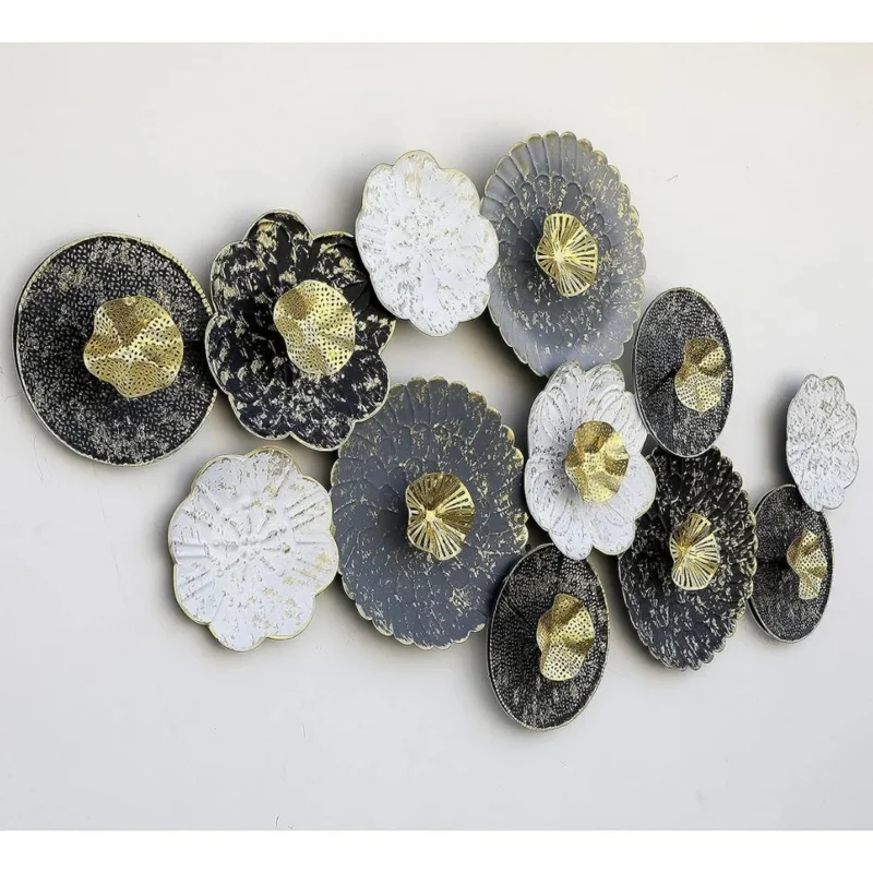 Giant-Decorative-Floral-Circles-Artwork-for-Bedroom-Wall.