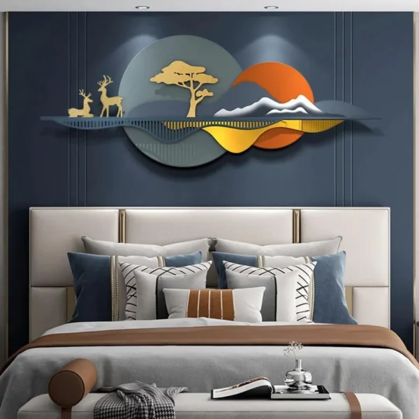Giant-Metal-Moon-and-Mountain-Tree-Wall-Art