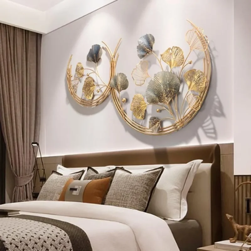 Giant-Metal-Wall-Art-Featuring-Abstract-Figures.