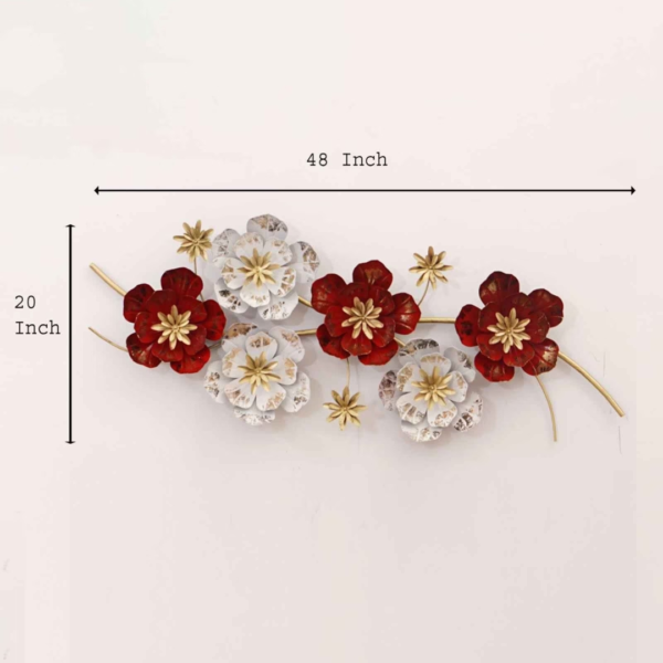 Giant-Six-Flower-Metal-Wall-Art-for-Bedroom-Decor.