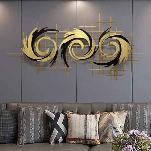 Golden-Dragons-Metal-Wall-Decor-Stunning-Bedroom-Art-Piece