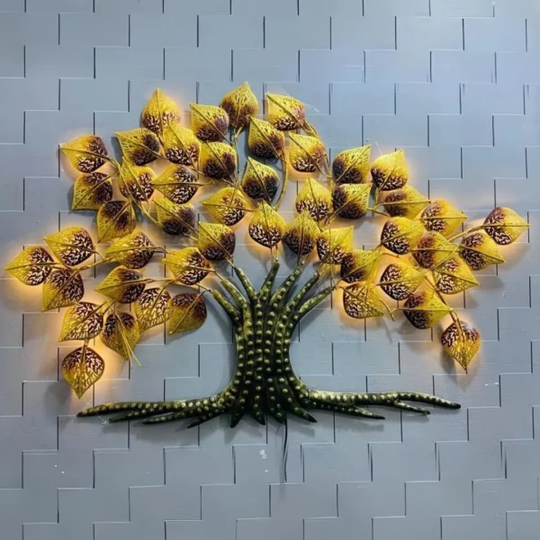 Golden-Tree-Metal-Wall-Art-Perfect-for-Wall-Hanging