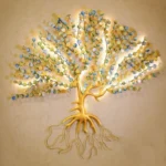 Hand-Painted-Big-Coin-Tree-Sculpture-with-LED-Lights
