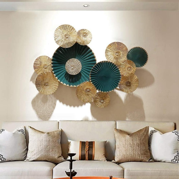 Huge-3D-Stereo-Wrought-Iron-Round-Wall-Art-Modern-Home-Decor