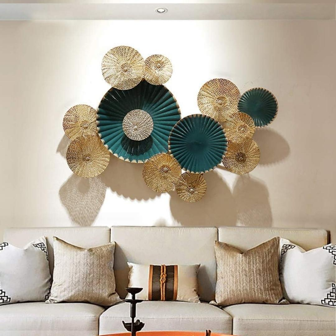 Huge-3D-Stereo-Wrought-Iron-Round-Wall-Art-Modern-Home-Decor