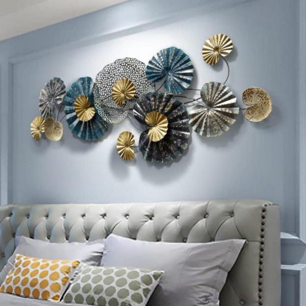 Huge 48x24 Inches Metal Wall Decoration for Bedroom
