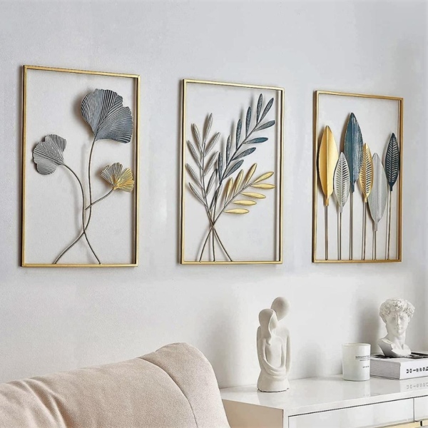 Huge-Ginkgo-Leaf-Wall-Hanging-Home-Decor-with-Frame