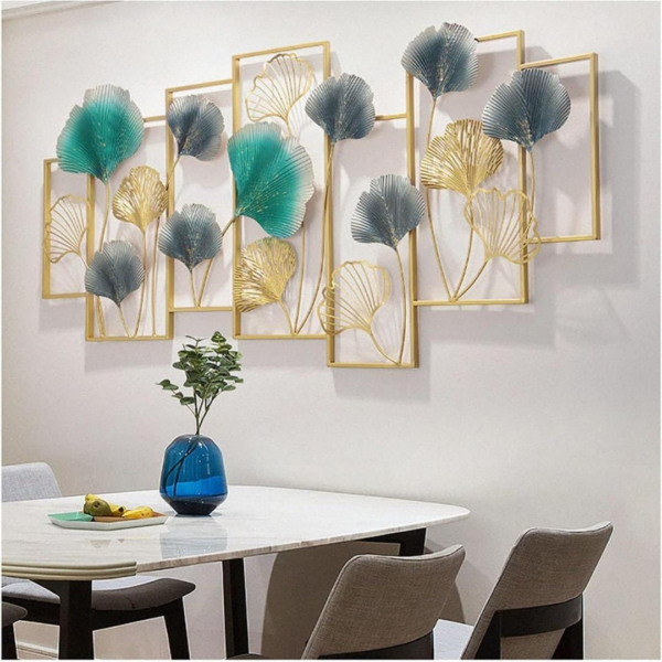 Huge-Metal-Wall-Decoration-Floral-Art-Frame