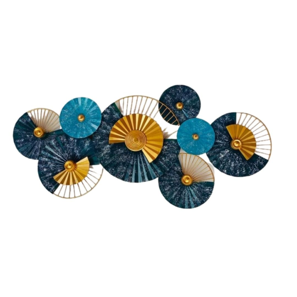 Huge Round Metal Wall Decor - Ideal for Bedroom
