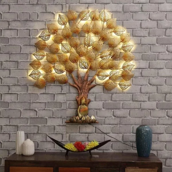 Large-Buddha-Wall-Art-with-LED-Light