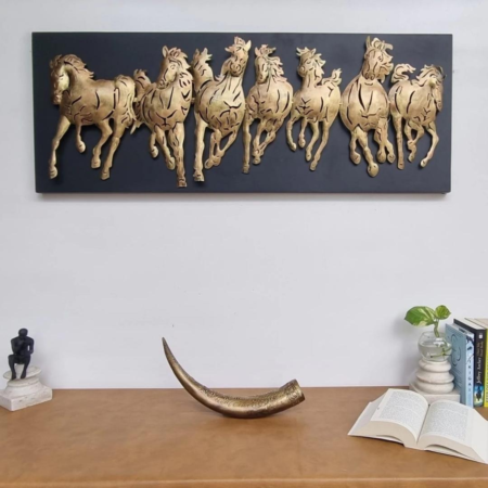 Large Horse Wall Art with LED Lights - Home Decor Accent