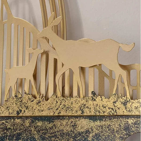 Large-Metal-3D-Ginkgo-Leaf-Wall-Art-with-Mountain-Deers