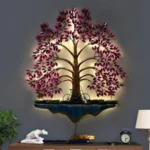 Large-Metal-Wall-Art-Cycle-Under-Purple-Tree-with-LED