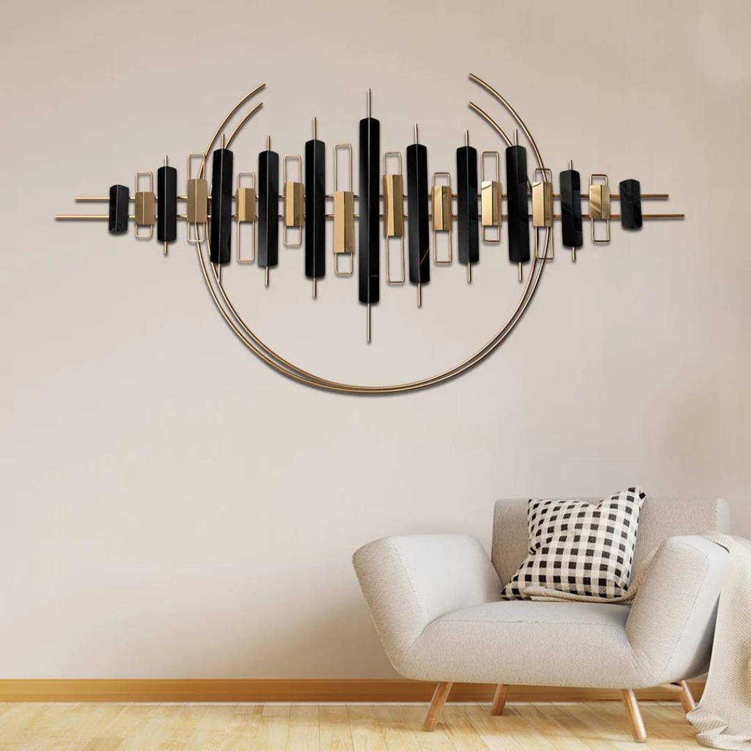Large Metal Wall Art Decoration for Living Room