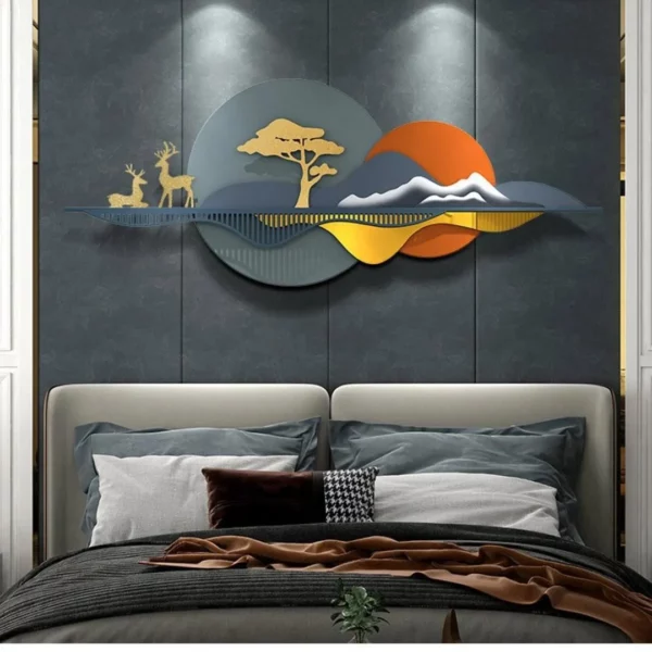 Nature-Scenery-Metal-Wall-Art-for-Bedroom-Decor