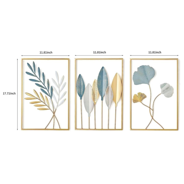 Three-Piece-Deer-Decorative-Metal-Wall-Art-Set-for-Living-Room